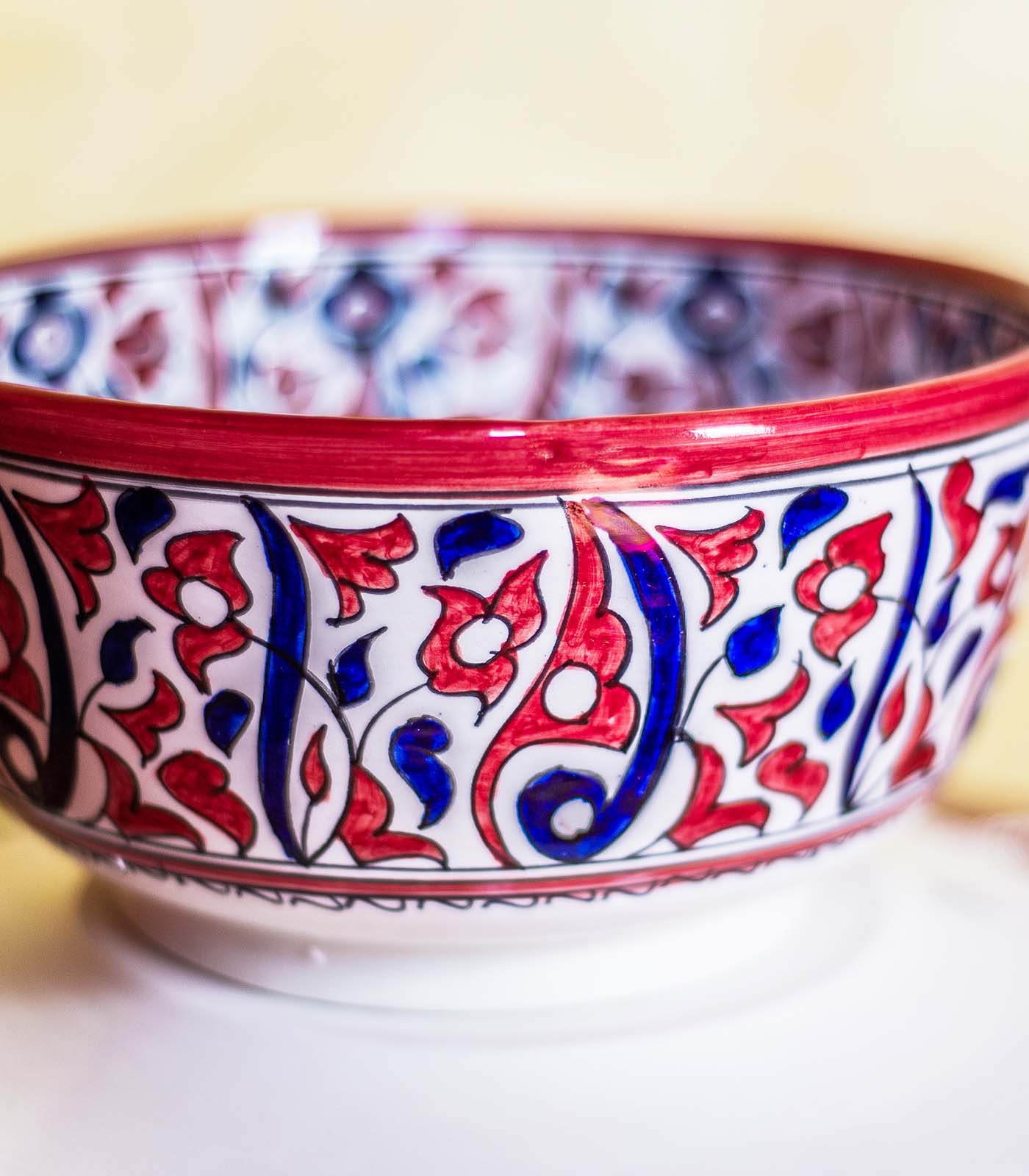 Fes Handmade Ceramic Salad Bowl – Traditional Moroccan Craftsmanship -  Simply Moroccan